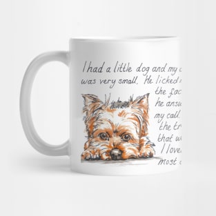 I had a little...Yorkshire Terrier Mug